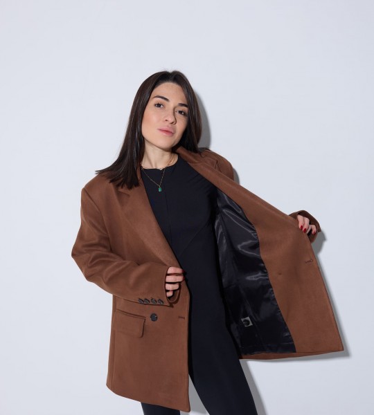 Блейзер Copper Edge Шоколад | Showroom By Nona — зображення 2